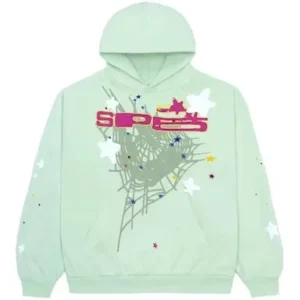 Sp5der SP5 Mint Hoodie