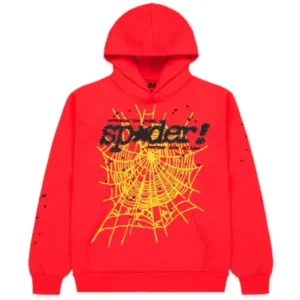 Sp5der P*NK V2 Hoodie Red