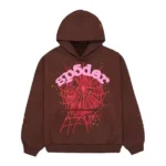 Sp5der Web Hoodie Brown